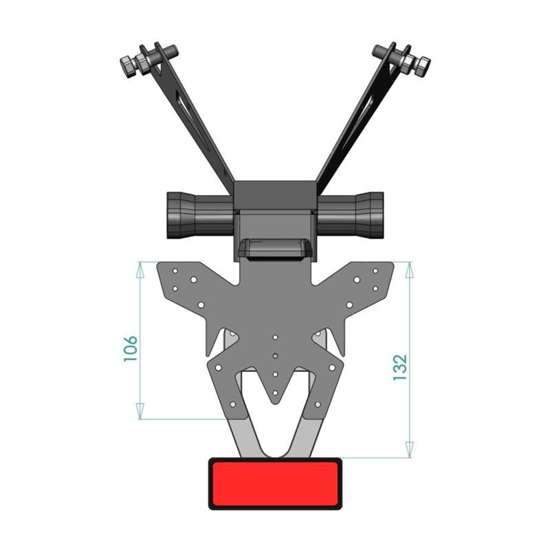 Support de plaque Honda CB-650R